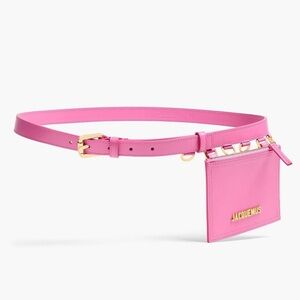 JACQUEMUS La Centure Leather Belt Bag